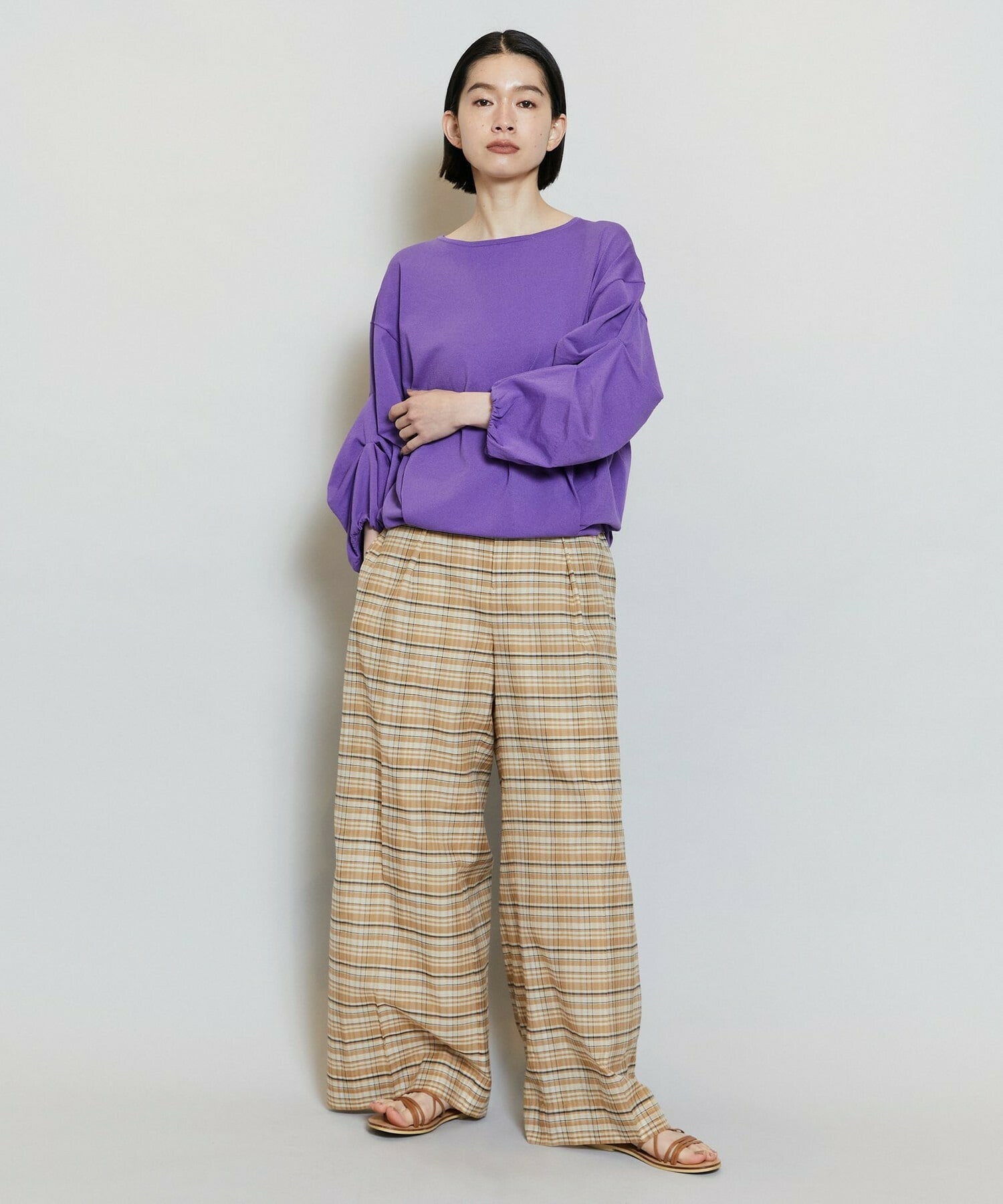 【MOGA】【Lサイズ】キアロスクーロニットトップス 詳細画像 ネイビー 13