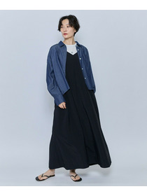 【feerique】【Lサイズ】feerique タスランナイロンAラインキャミワンピース 詳細画像 ブラック 20