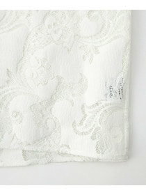 【feerique】【Lサイズ】feerique レースコットン混シャツ 詳細画像 ホワイト 4