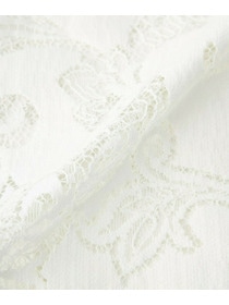 【feerique】【Lサイズ】feerique レースコットン混シャツ 詳細画像 ホワイト 5