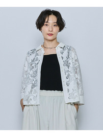 【feerique】【Lサイズ】feerique レースコットン混シャツ 詳細画像 ホワイト 6