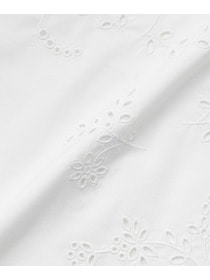 【feerique】【大きいサイズ】feerique カットワークレースフレンチスリーブブラウス 詳細画像 ブラック 24