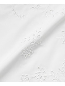 【feerique】【Lサイズ】feerique カットワークレースフレンチスリーブブラウス 詳細画像 ブラック 5