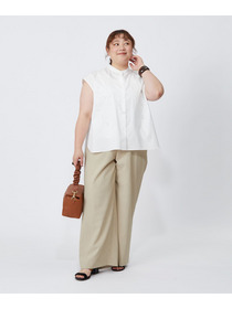 【feerique】【大きいサイズ】feerique カットワークレースフレンチスリーブブラウス 詳細画像 ブラック 7
