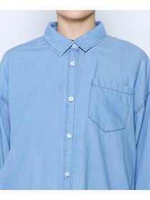 【feerique】【Lサイズ】feerique 3OZデニムシャツ 詳細画像 サックスブルー 12