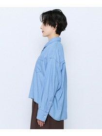 【feerique】【Lサイズ】feerique 3OZデニムシャツ 詳細画像 サックスブルー 8