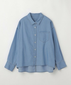 【feerique】【Lサイズ】feerique 3OZデニムシャツ 詳細画像 サックスブルー 1