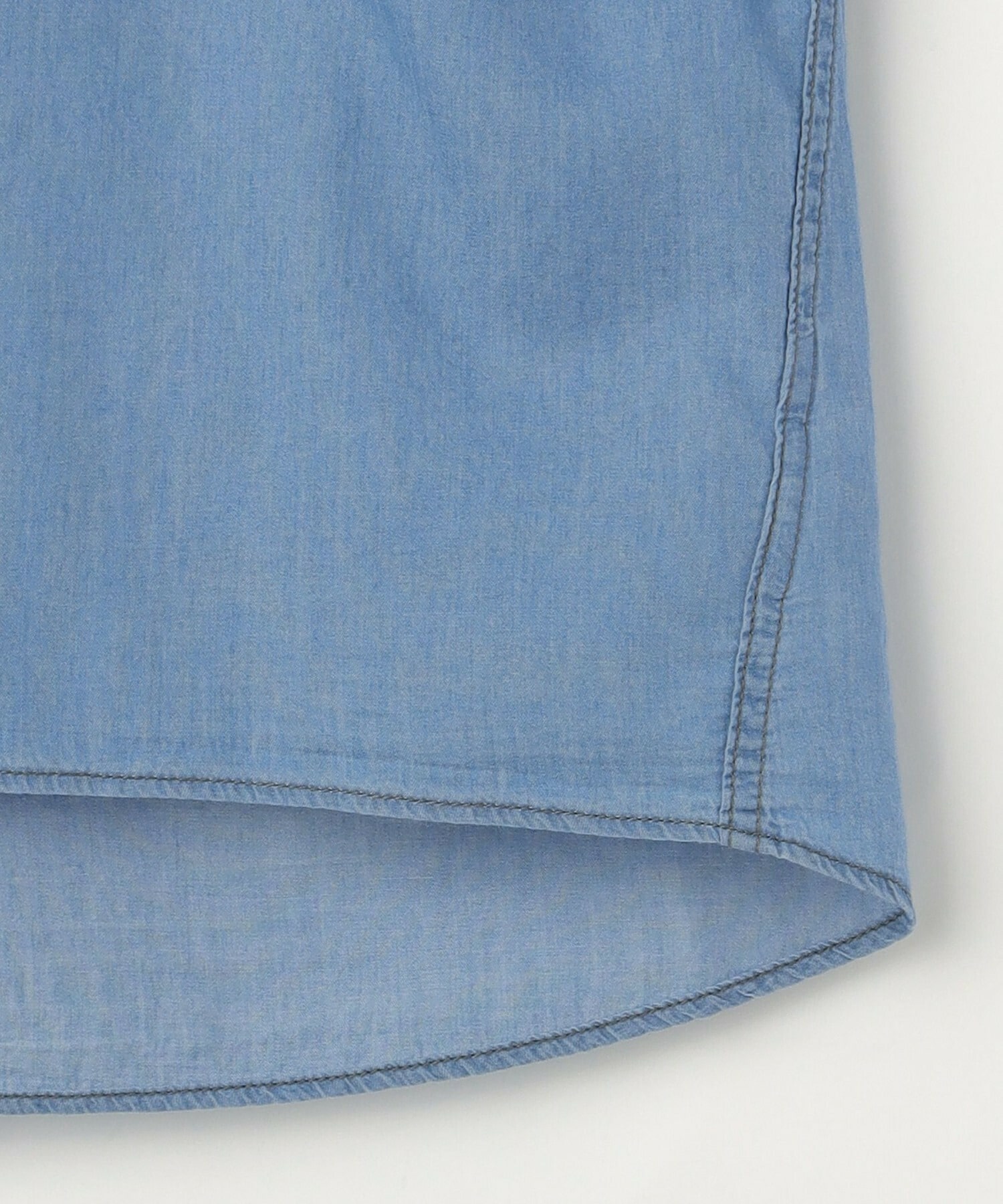 【feerique】【Lサイズ】feerique 3OZデニムシャツ 詳細画像 サックスブルー 4