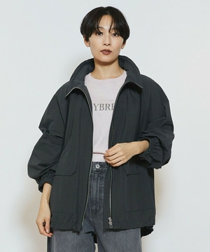 【feerique】【Lサイズ】feerique 綿ナイロンクロスマウンテンパーカー 詳細画像 チャコールグレー 2