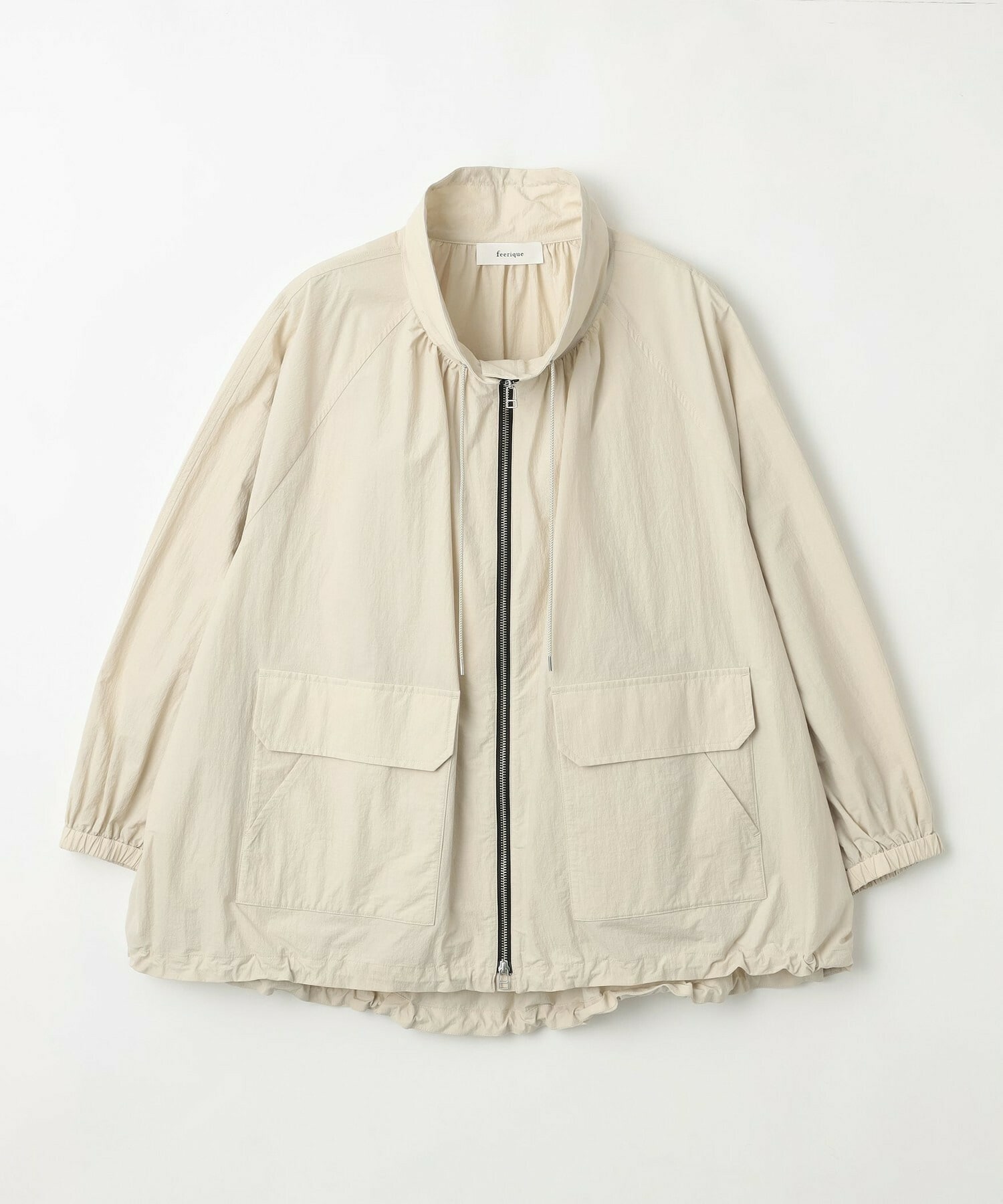 【feerique】【Lサイズ】feerique 綿ナイロンクロスマウンテンパーカー 詳細画像 ベージュ 22