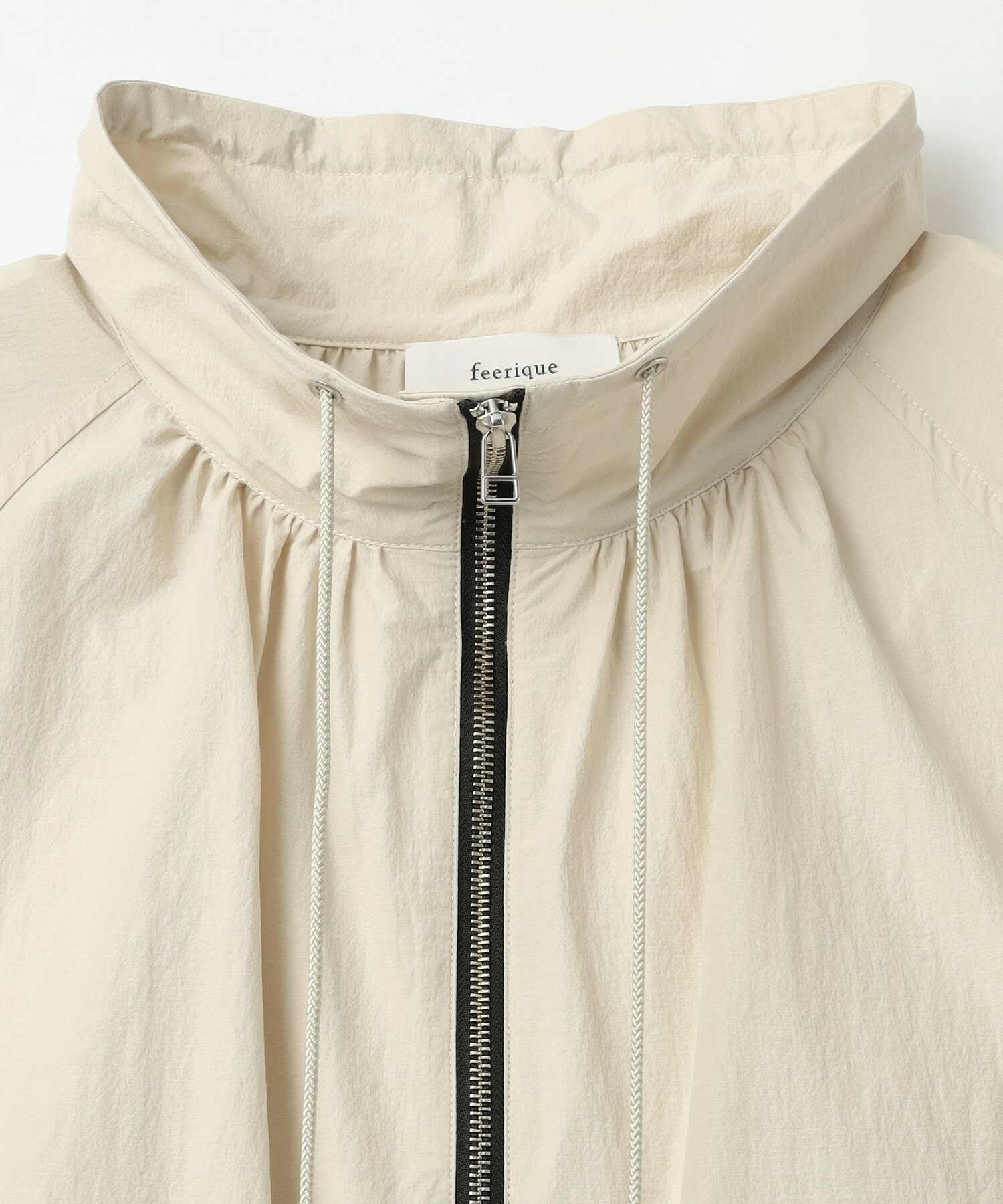 【feerique】【Lサイズ】feerique 綿ナイロンクロスマウンテンパーカー 詳細画像 ベージュ 24