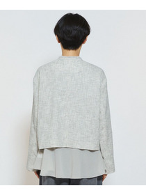 【feerique】【Lサイズ】feerique カラミツイードノーカラージャケット 詳細画像 ブラック 22