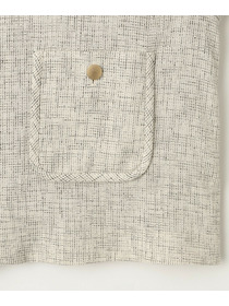 【feerique】【Lサイズ】feerique カラミツイードノーカラージャケット 詳細画像 ブラック 27