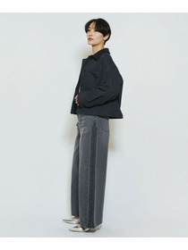 【feerique】【Lサイズ】feerique カラミツイードノーカラージャケット 詳細画像 ブラック 5