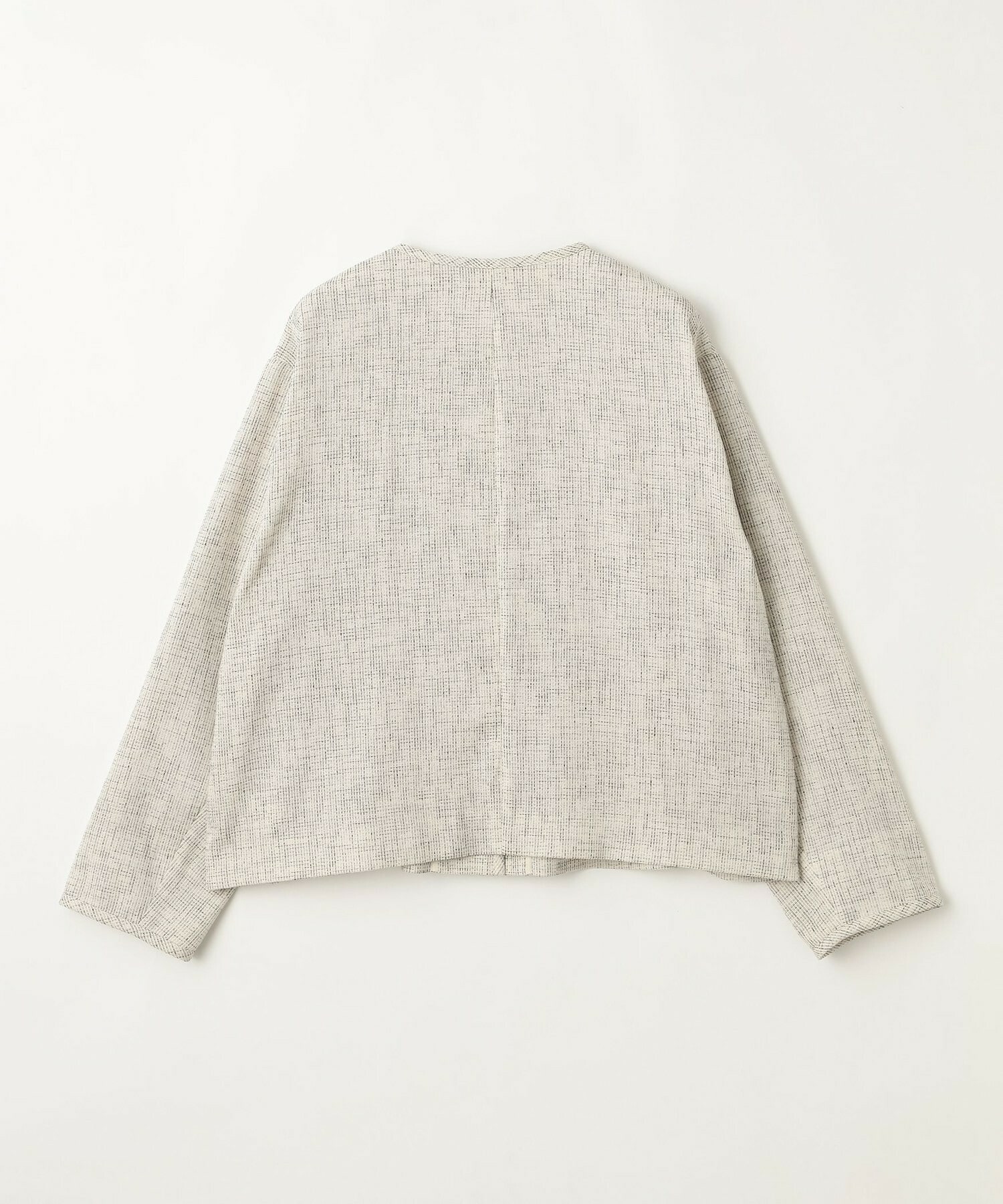 【feerique】【Lサイズ】feerique カラミツイードノーカラージャケット 詳細画像 ブラック 24