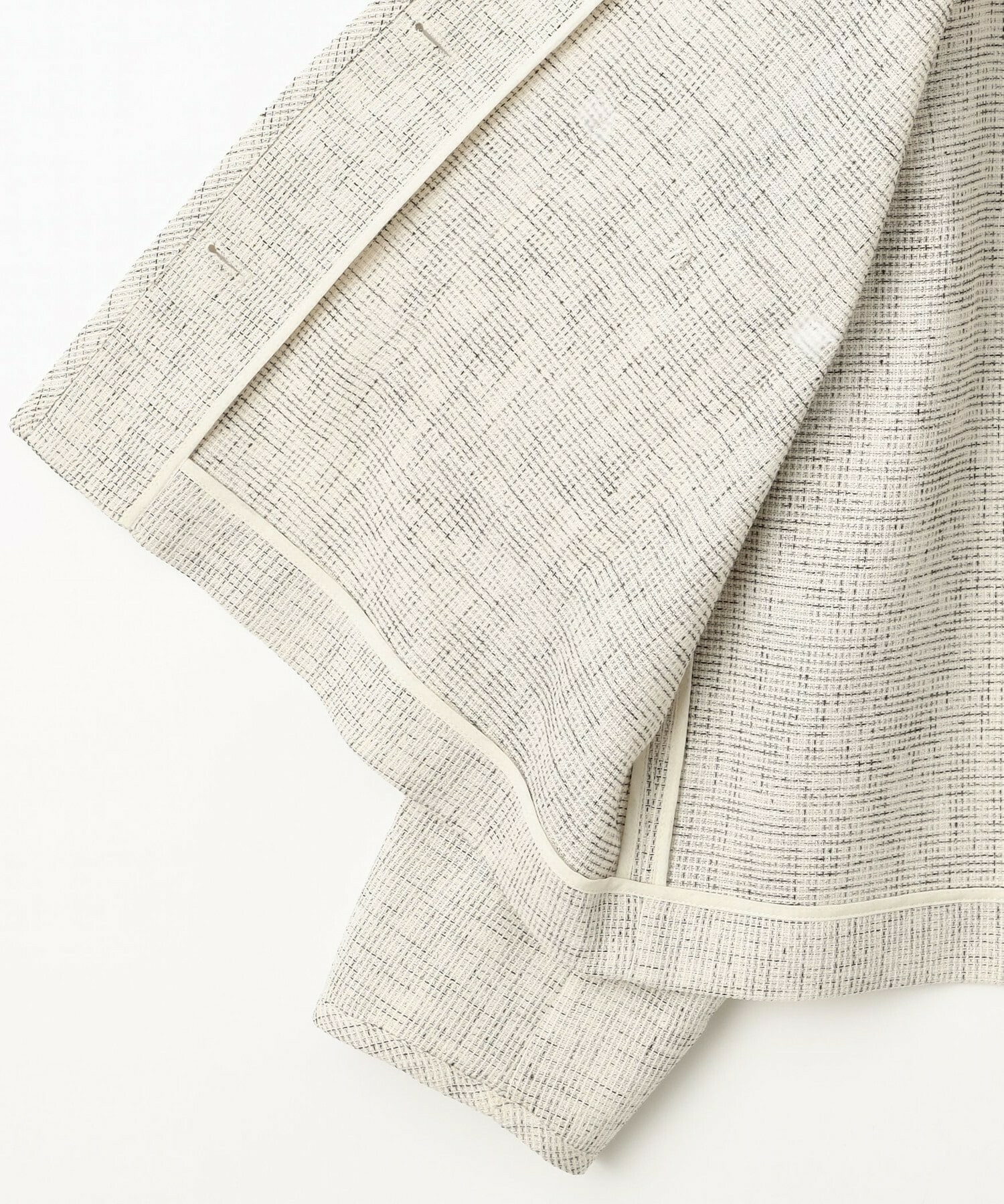 【feerique】【Lサイズ】feerique カラミツイードノーカラージャケット 詳細画像 ブラック 28