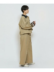 【feerique】【Lサイズ】feerique ポリエステルツイルワイドクロップドジャケット 詳細画像 ベージュ 14