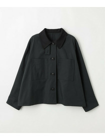 【feerique】【Lサイズ】feerique ポリエステルツイルワイドクロップドジャケット 詳細画像 ベージュ 20