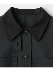 【feerique】【Lサイズ】feerique ポリエステルツイルワイドクロップドジャケット 詳細画像 ベージュ 23