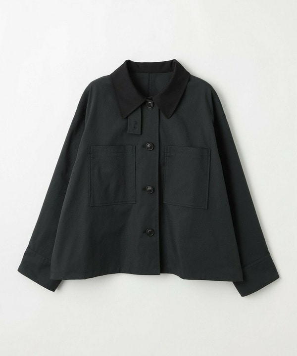 【Lサイズ】feerique ポリエステルツイルワイドクロップドジャケット【Lサイズ】feerique ポリエステルツイルワイドクロップドジャケット