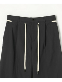 【feerique】【Lサイズ】feerique ポリエステルツイルワイドチノパンツ 詳細画像 チャコールグレー 23