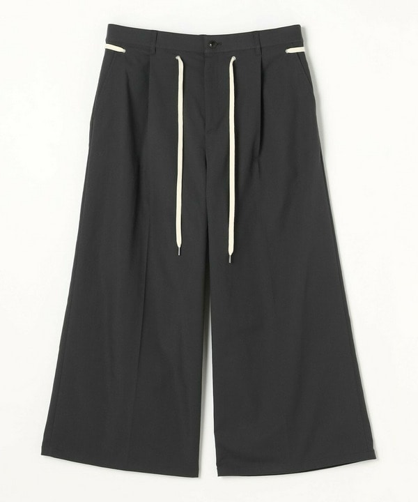 【Lサイズ】feerique ポリエステルツイルワイドチノパンツ【Lサイズ】feerique ポリエステルツイルワイドチノパンツ