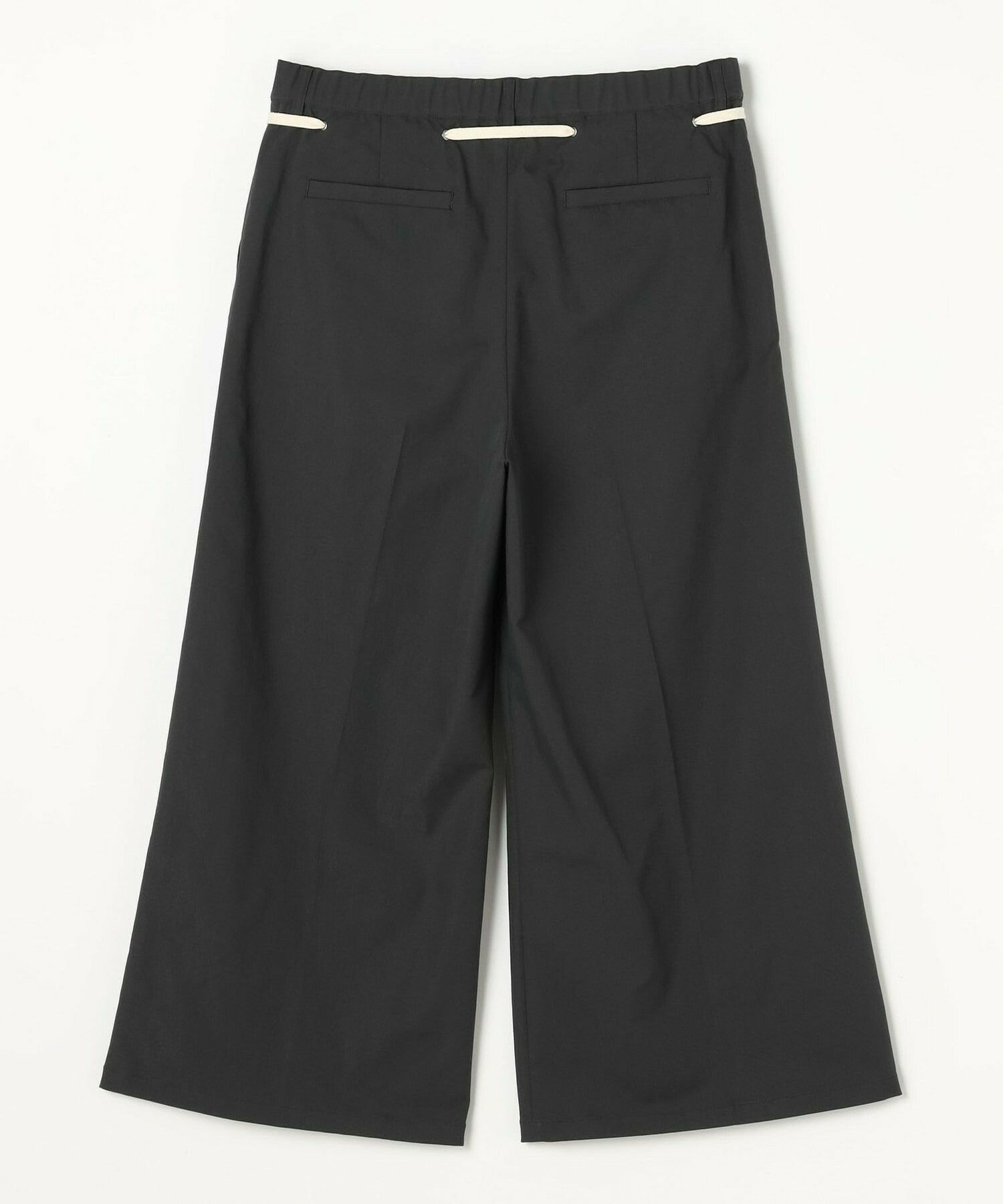 【feerique】【Lサイズ】feerique ポリエステルツイルワイドチノパンツ 詳細画像 チャコールグレー 24