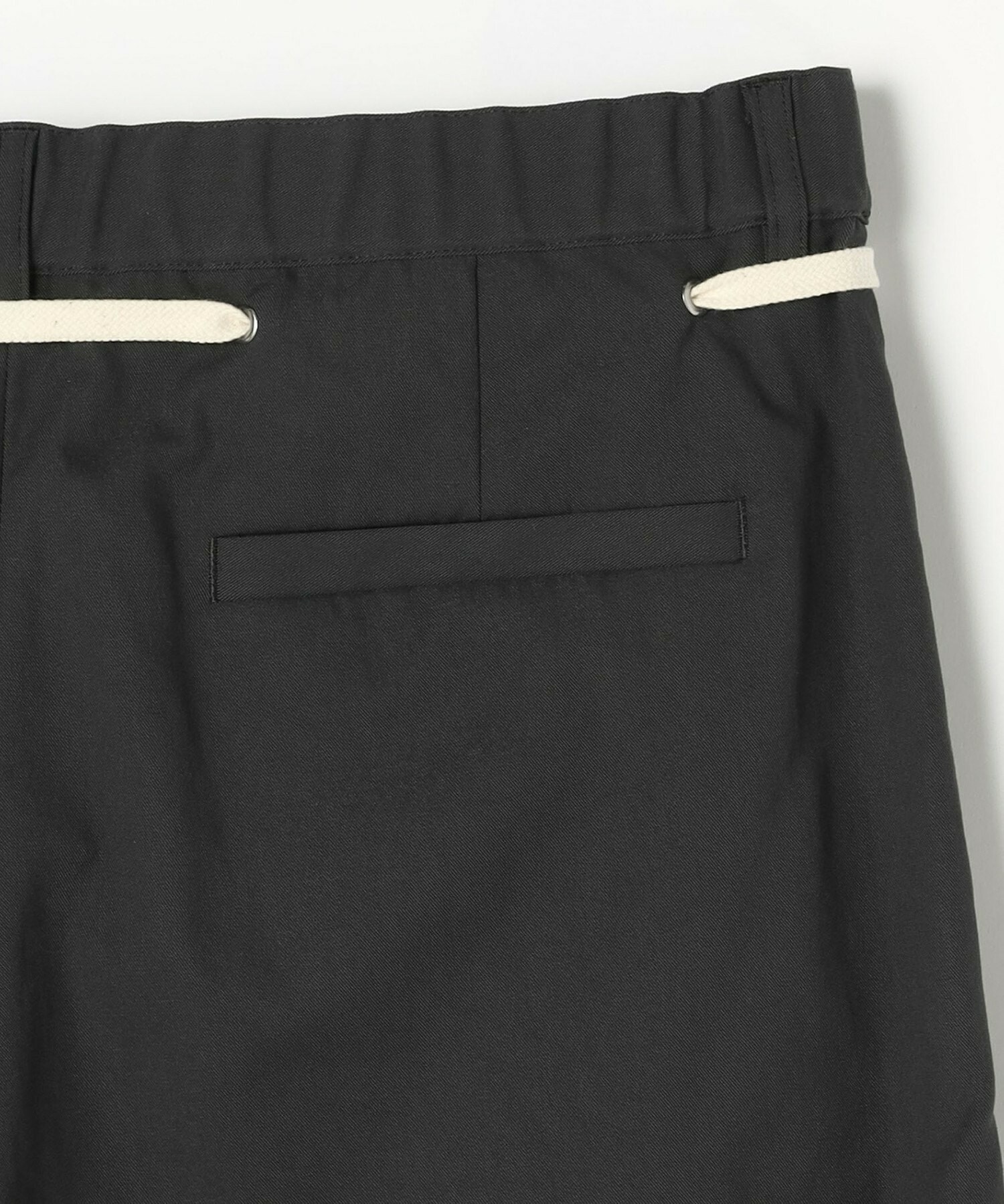 【feerique】【Lサイズ】feerique ポリエステルツイルワイドチノパンツ 詳細画像 チャコールグレー 25