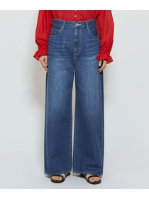 【feerique】【Lサイズ】feerique ラインデニムパンツ 詳細画像 ブルー 19