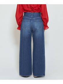 【feerique】【Lサイズ】feerique ラインデニムパンツ 詳細画像 ブルー 22