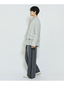 【feerique】【Lサイズ】feerique ラインデニムパンツ 詳細画像 ブルー 3