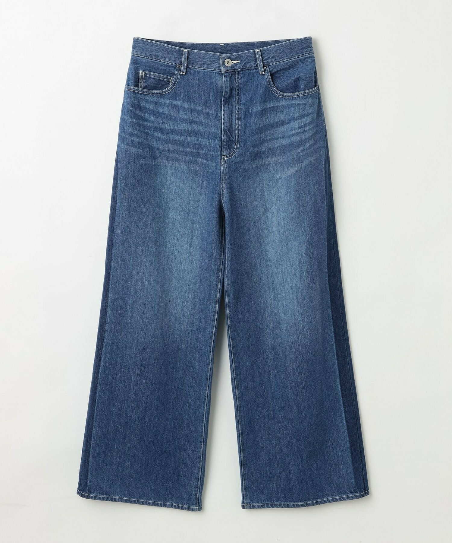 【feerique】【Lサイズ】feerique ラインデニムパンツ 詳細画像 ブルー 1