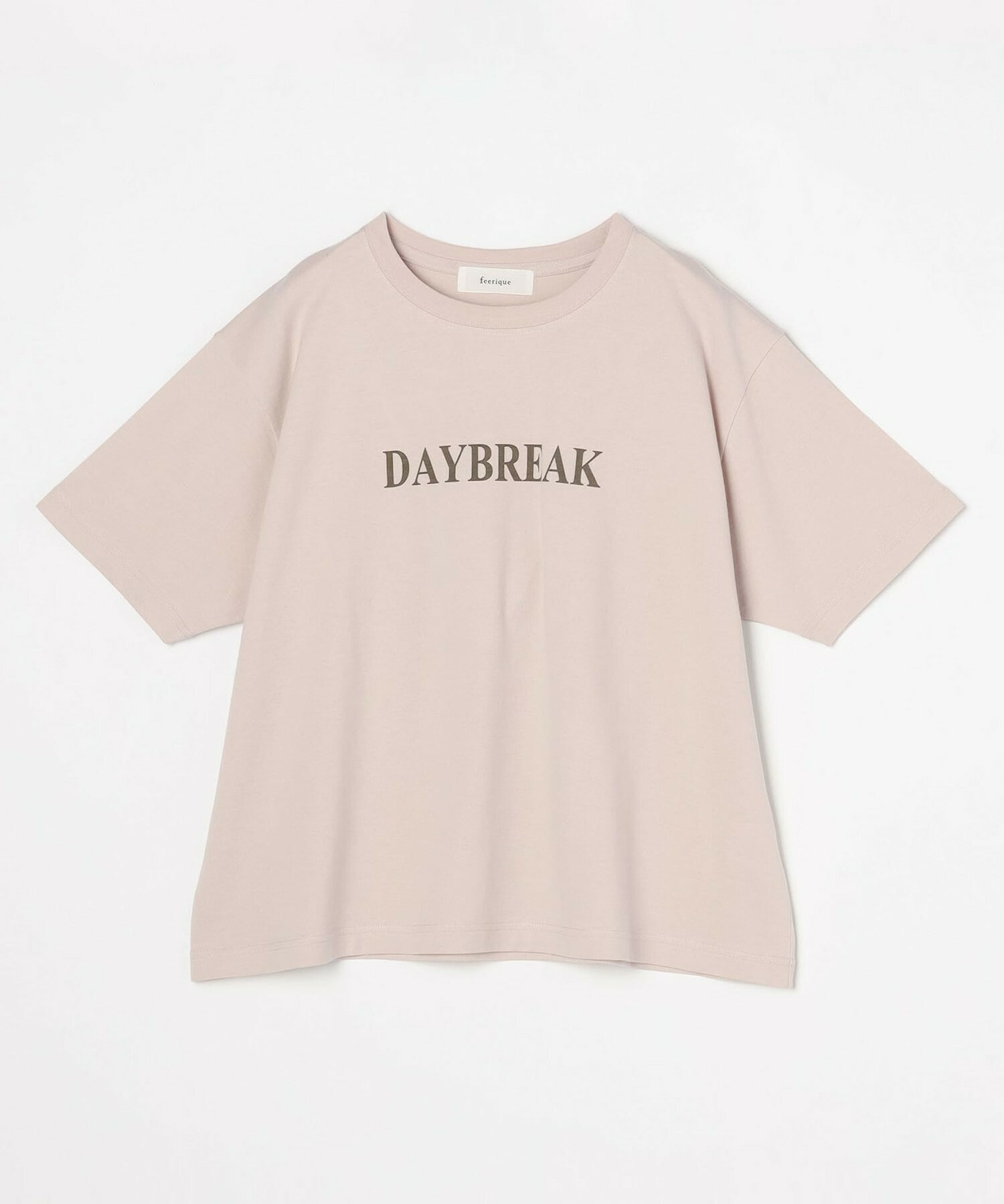 【feerique】【Lサイズ】feerique ロゴプリントTシャツ 詳細画像 グレー系その他 13