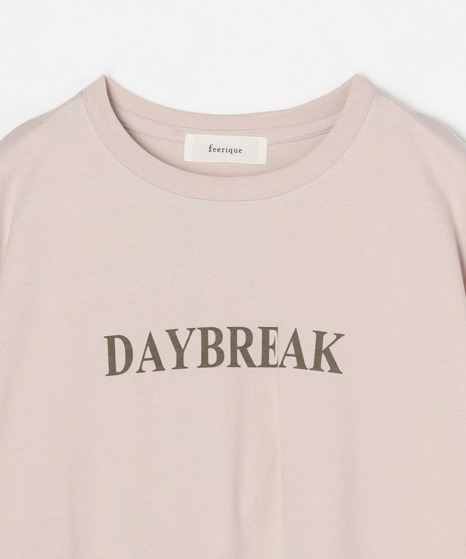 【feerique】【Lサイズ】feerique ロゴプリントTシャツ 詳細画像 グレー系その他 15