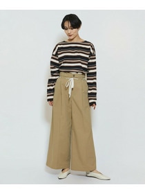 【feerique】【Lサイズ】feerique マルチボーダーワイドプルオーバーT 詳細画像 レッド系その他 8