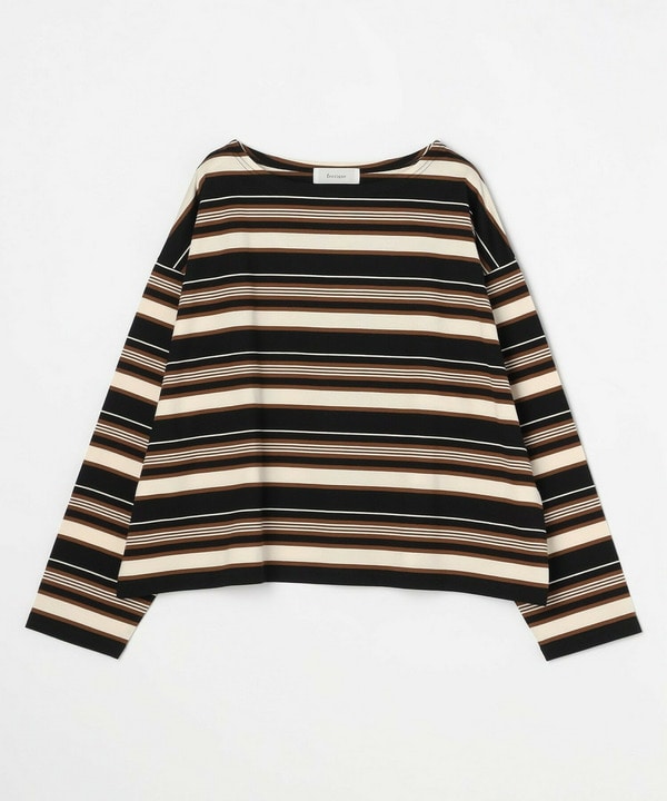 【Lサイズ】feerique マルチボーダーワイドプルオーバーT【Lサイズ】feerique マルチボーダーワイドプルオーバーT