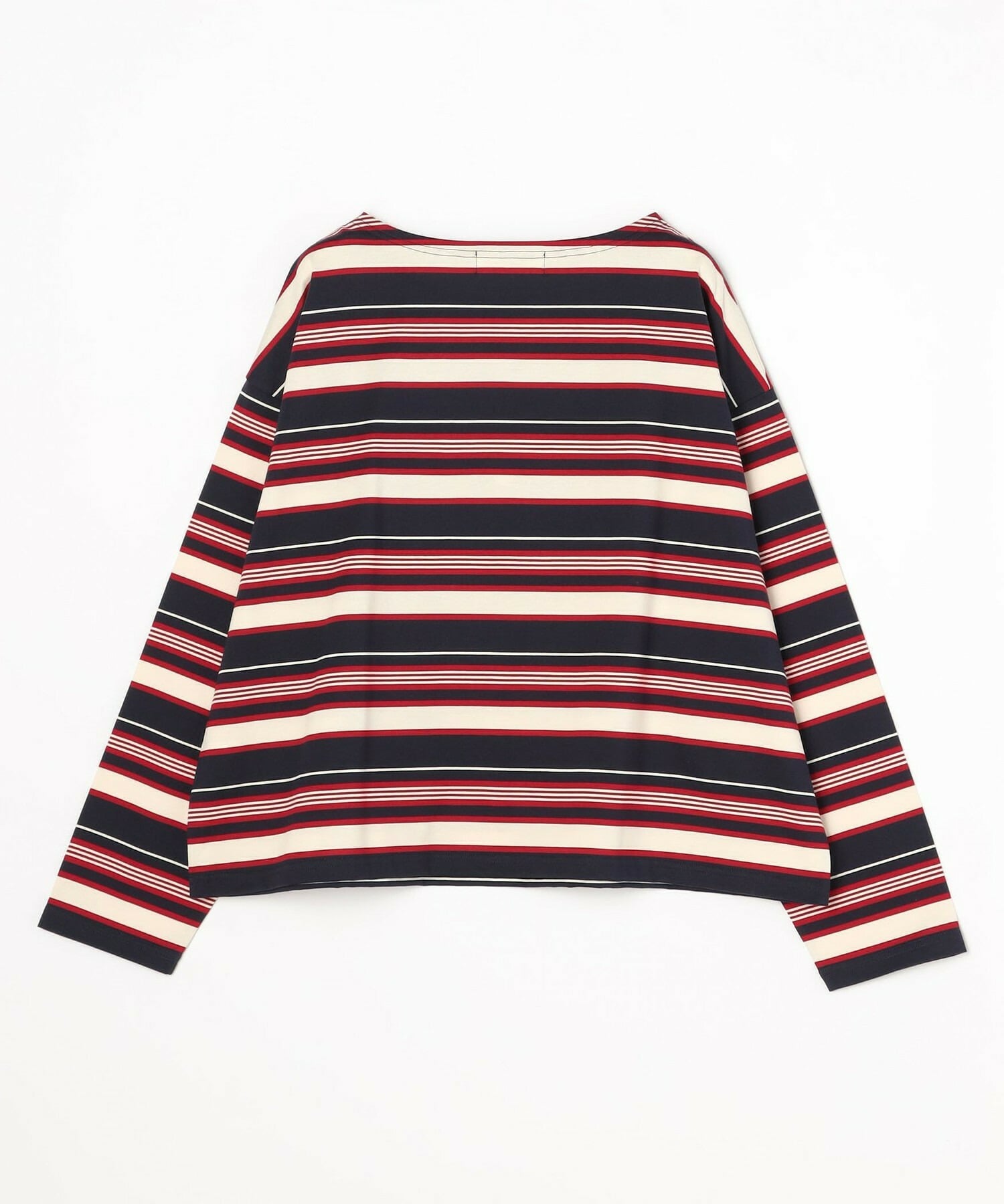 【feerique】【Lサイズ】feerique マルチボーダーワイドプルオーバーT 詳細画像 レッド系その他 24