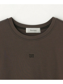 【feerique】【Lサイズ】feerique 37.5天竺ロゴプルオーバー 詳細画像 ブラウン 2
