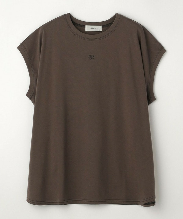 【feerique】【Lサイズ】feerique 37.5天竺ロゴプルオーバー