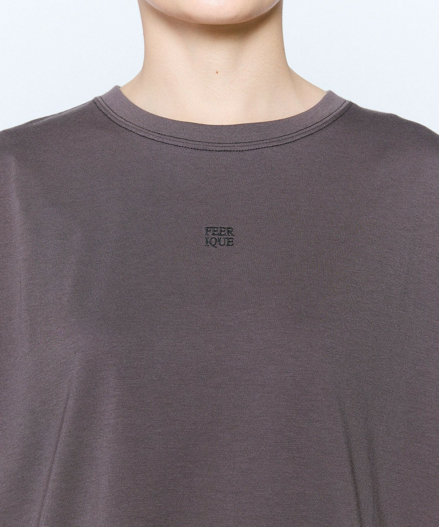【feerique】【Lサイズ】feerique 37.5天竺ロゴプルオーバー 詳細画像 ブラウン 10