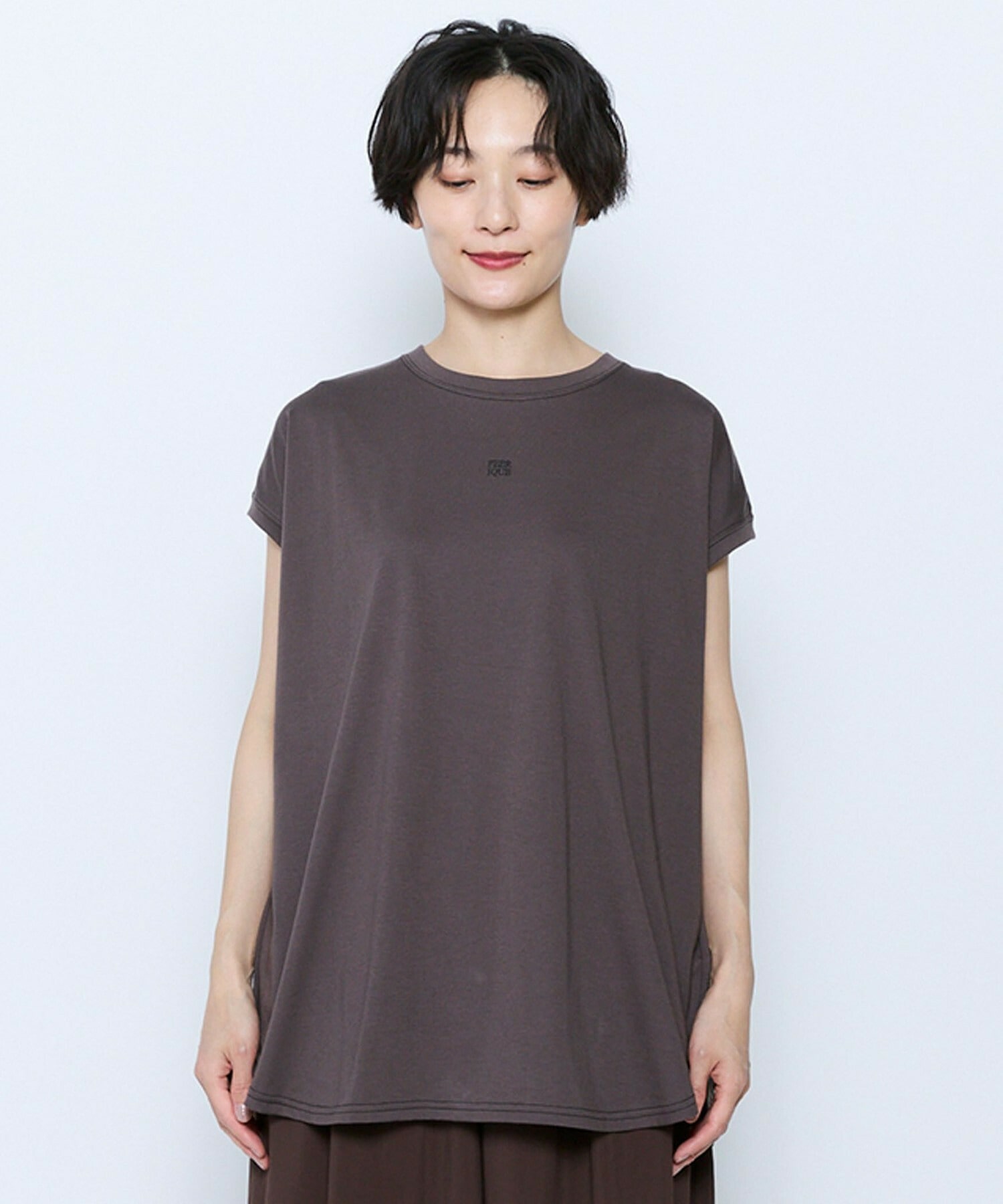 【feerique】【Lサイズ】feerique 37.5天竺ロゴプルオーバー 詳細画像 ブラウン 7