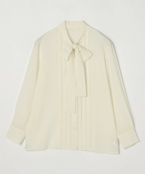 【Lサイズ】wb ライトツイルボウタイブラウス【Lサイズ】wb ライトツイルボウタイブラウス