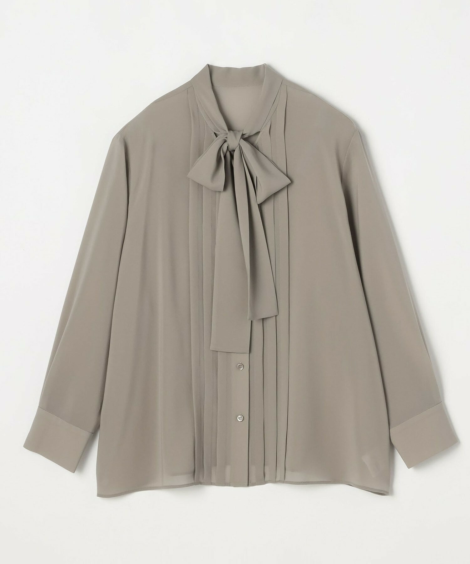 【wb】【Lサイズ】wb ライトツイルボウタイブラウス 詳細画像 オフホワイト 24