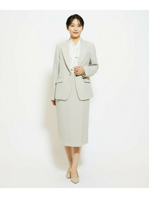 【wb】【Lサイズ】wb ダブルジョーゼットジャケット 詳細画像 ベージュ 1