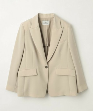 【wb】【Lサイズ】wb ダブルジョーゼットジャケット 詳細画像 ベージュ 1