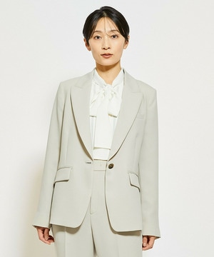 【wb】【Lサイズ】wb ダブルジョーゼットジャケット 詳細画像 ベージュ 2