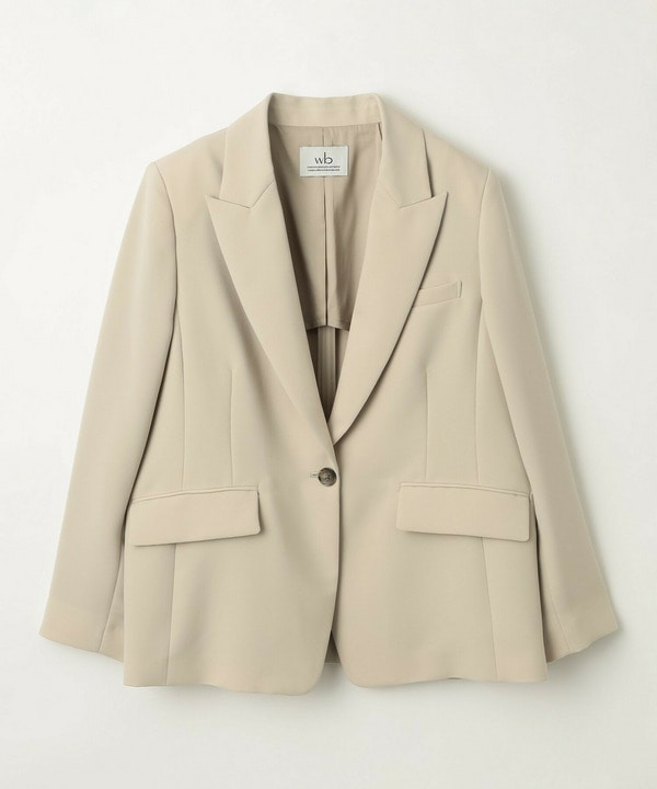 【Lサイズ】wb ダブルジョーゼットジャケット【Lサイズ】wb ダブルジョーゼットジャケット