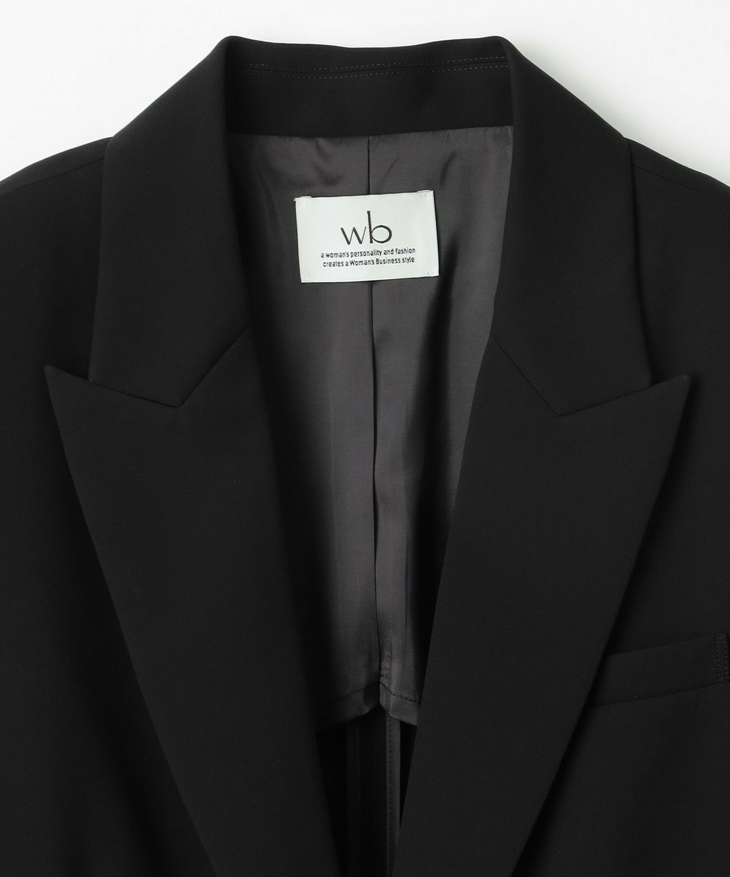 【wb】【Lサイズ】wb ダブルジョーゼットジャケット 詳細画像 ベージュ 24