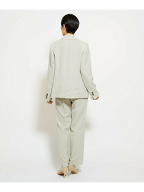 【wb】【Lサイズ】wb ダブルジョーゼットストレートパンツ 詳細画像 ベージュ 7