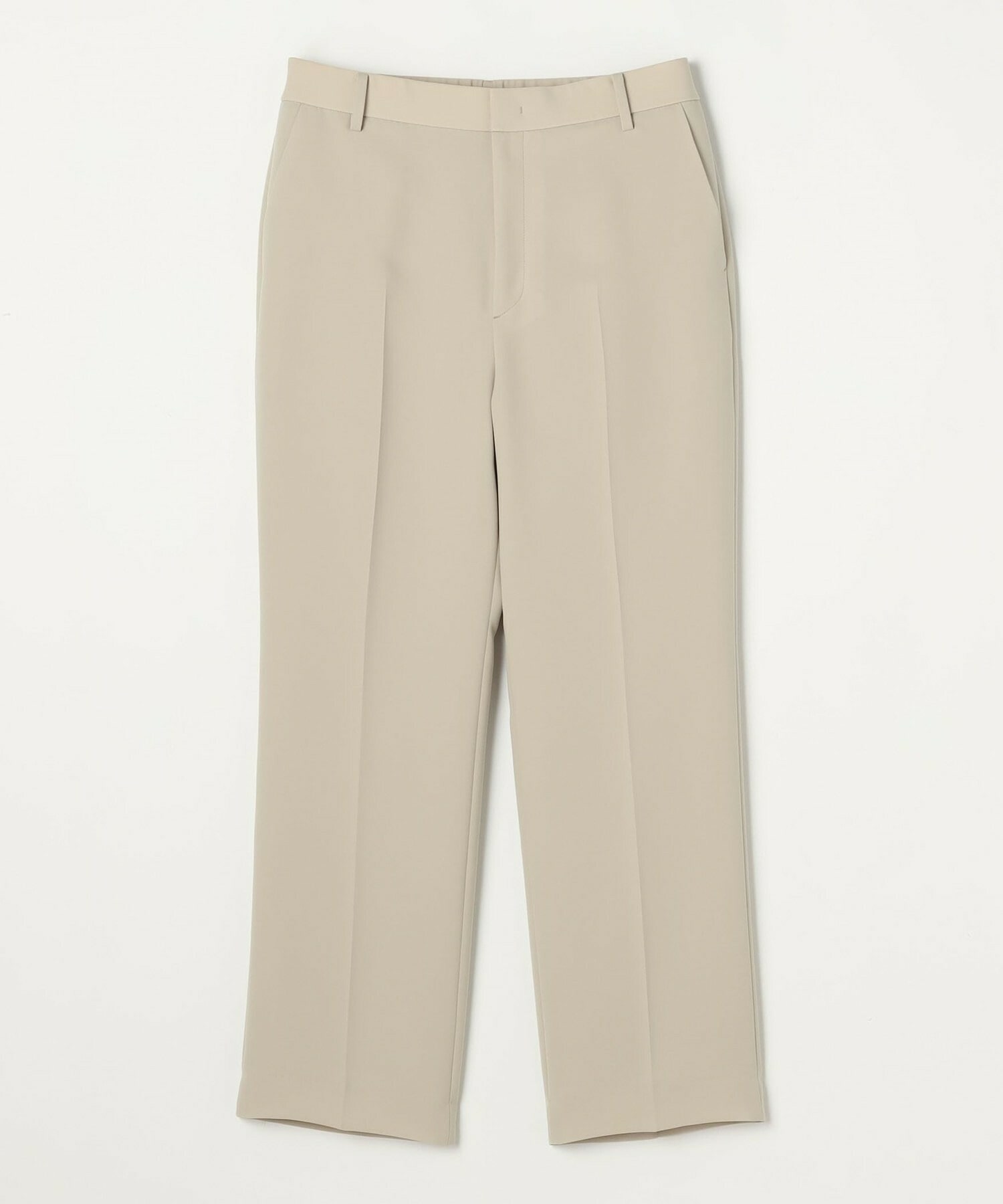 【wb】【Lサイズ】wb ダブルジョーゼットストレートパンツ 詳細画像 ベージュ 1
